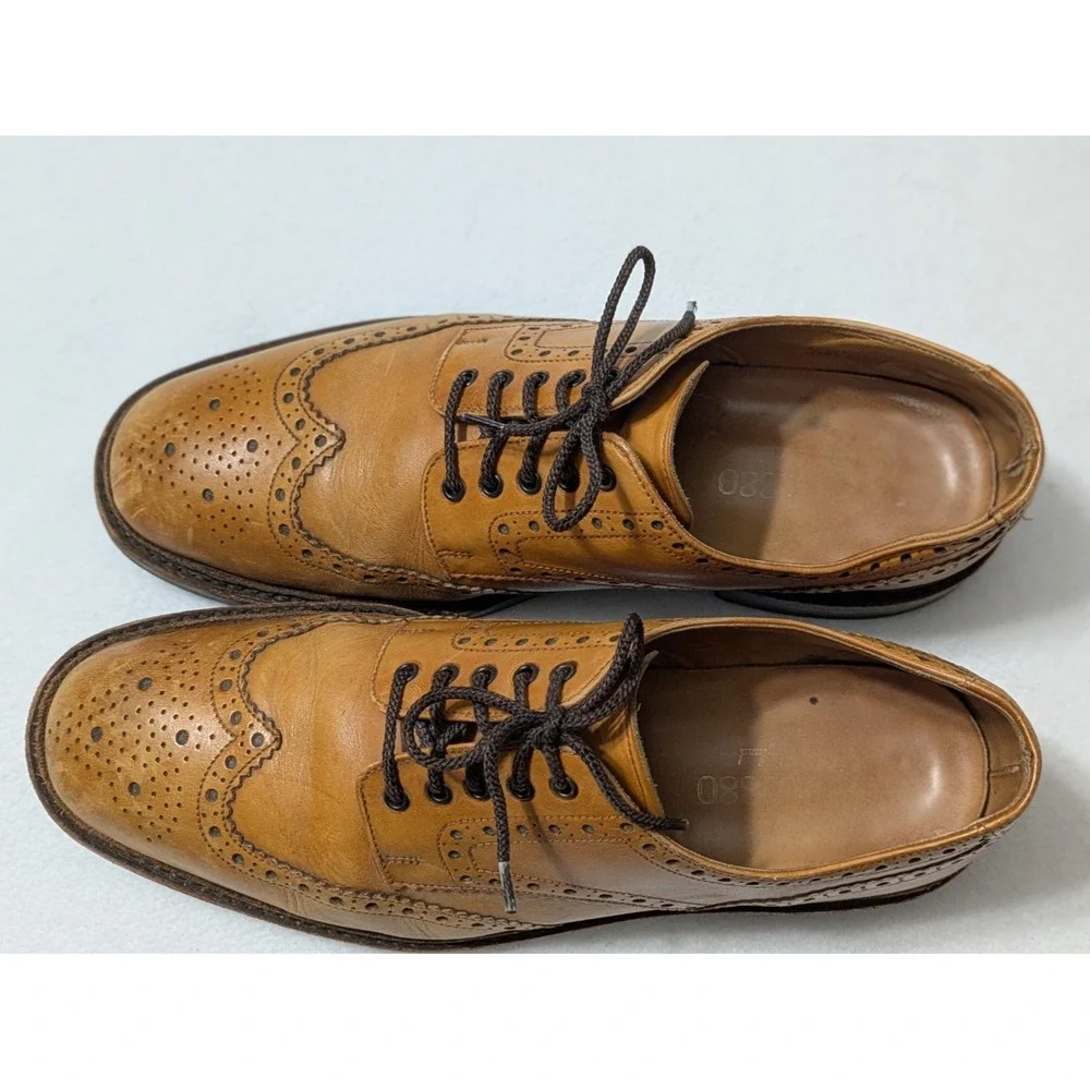 Loake 1880 Chester Shoes Sz 8 US 41 EU Made In England Wing Tip Luxury‎ Capsule